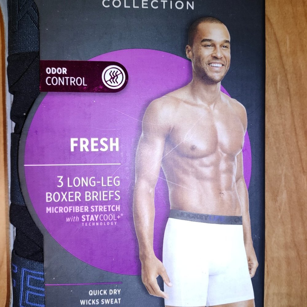 Jockey Life Collection Fresh Boxer Briefs Small